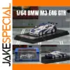 1/64 BMW M3 E46 GTR Diecast Model Car
