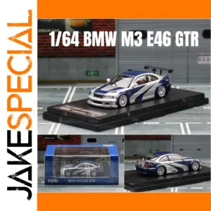 1/64 BMW M3 E46 GTR Diecast Model Car