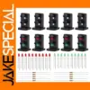 10 Sets Railway Dwarf Signal Heads with LEDs