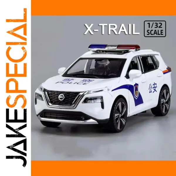 1:32 Scale X-TRAIL Police Car Toy Model
