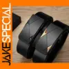 Men's PU Leather Business Belt with Automatic Buckle