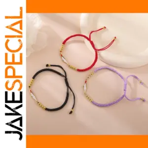 Palestine Flag Adjustable Rope Bracelet
