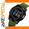 5Bar Waterproof Digital Sport Wristwatch