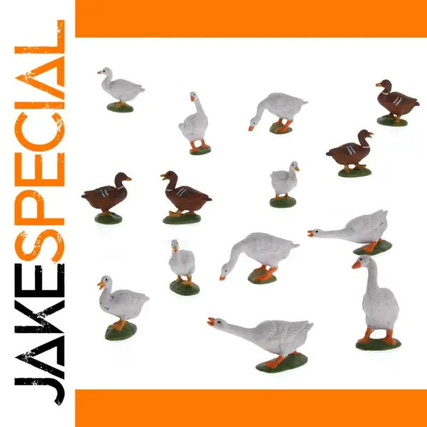 14pcs O Scale PVC Farm Animal Models