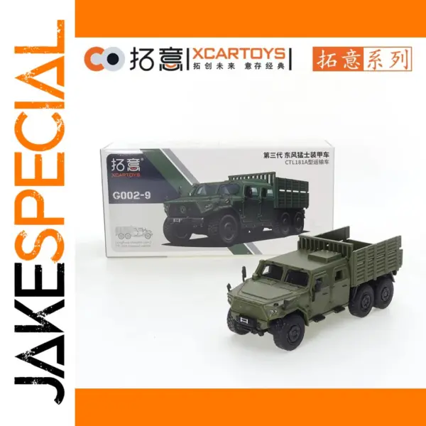 1/64 Military Green Diecast Transport Vehicle