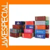 3pcs HO Scale 20ft Shipping Containers Set