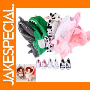 20cm Shark Dinosaur Doll Clothes Outfit