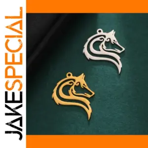 Wolf Charm Pendants for Men and Women Jewelry