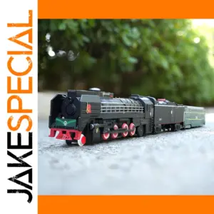 1:87 Alloy Retro Steam Train Model with Lights