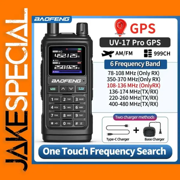 Baofeng UV-17 Pro GPS Walkie Talkie Pack