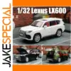 1/32 Lexus LX600 Diecast Model Toy Car
