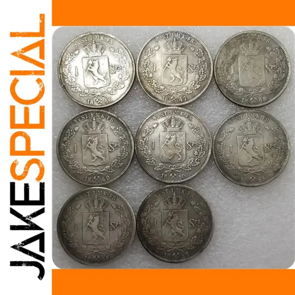 1846 Replica Gold Silver Coin Decor