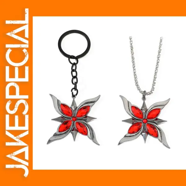 Genshin Impact Arlecchino Cosplay Keychain