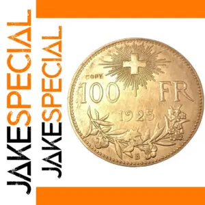 1925 Switzerland Gold Replica Coin 100 Francs