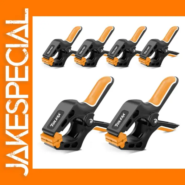 TOLESA 6-Piece Nylon Spring Clamp Set