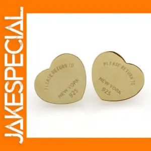 Titanium Steel Heart Stud Earrings Set