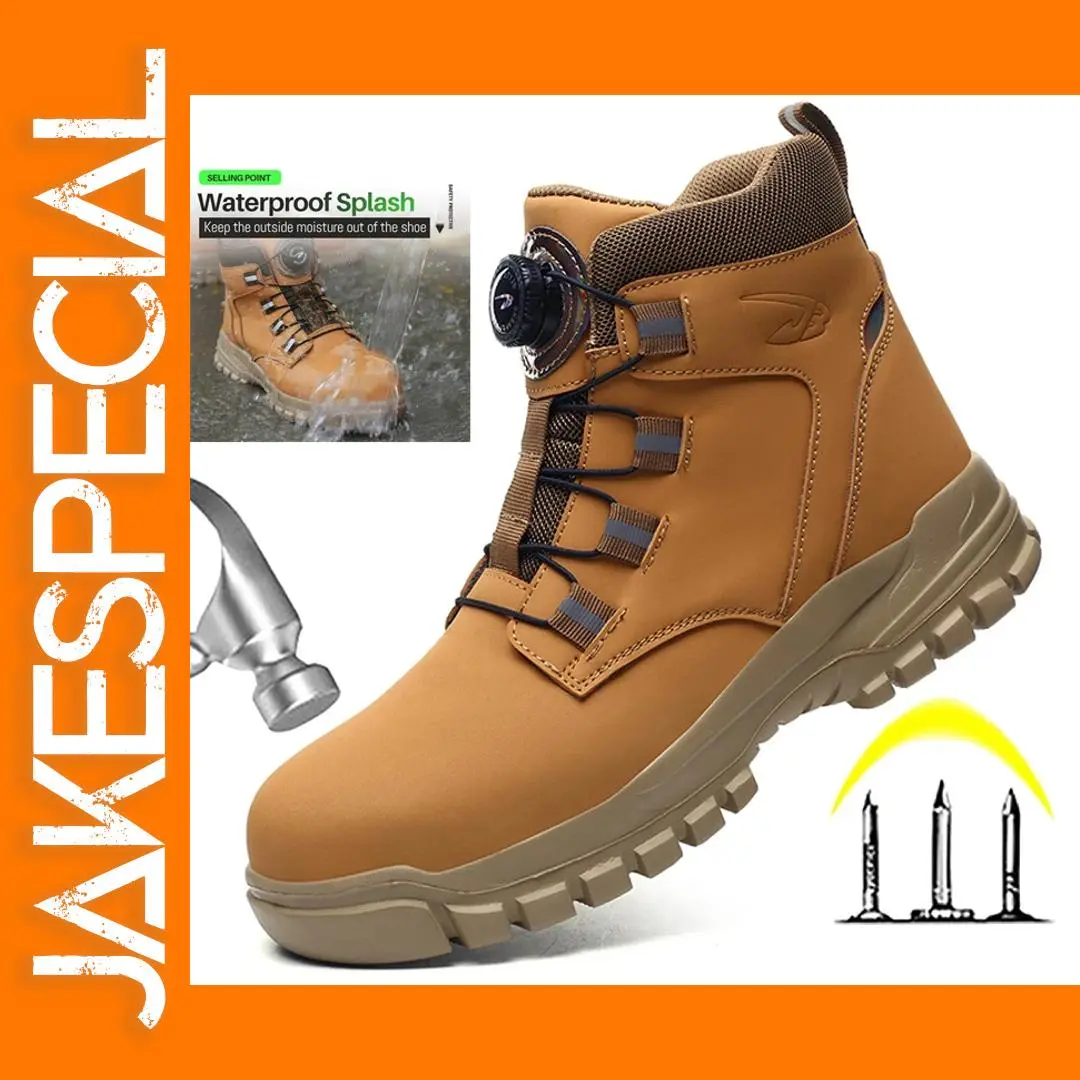 Steel Toe Waterproof Work Boots for Men 1 Steel Toe Waterproof Work Boots for Men