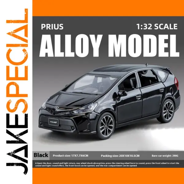 1:32 Toyota Prius Diecast Model Car