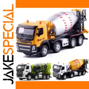 Volvo Concrete Mixer Truck Diecast Model 1:50