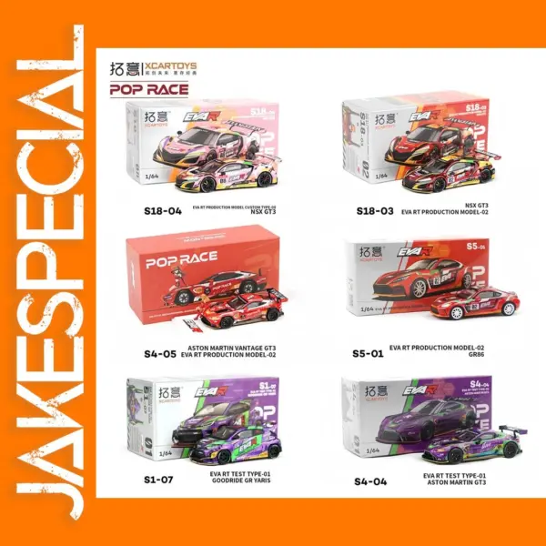 EVA Asuka NSX GT3 Diecast Model Car 1:64
