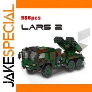 MOC Military Vehicle Brick Set LARS 2 986pcs