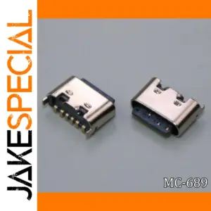 USB Type-C 3.1 Female 6-Pin Connectors (2-50 pcs)