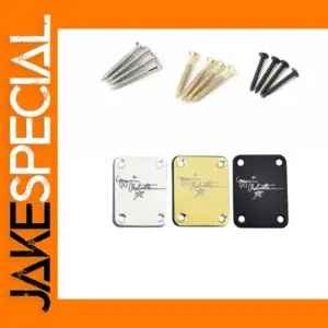 Yngwie Malmsteen Signature Neck Plate for Stratocaster Electric Guitar Gold