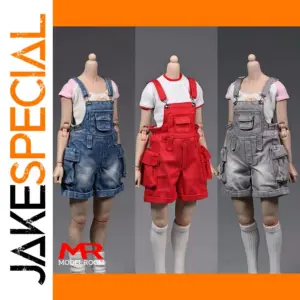 1/6 Scale Female Cowboy Overalls for Action Figures