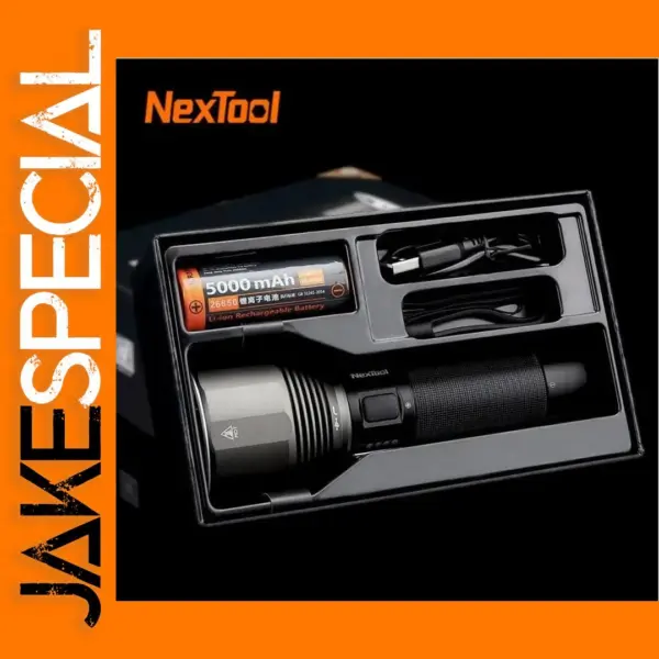 NexTool 2000 Lumens Rechargeable Flashlight