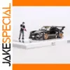 1:64 RWB930 Electroplating Black Alloy Car Model
