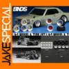 1/64 Scale Alloy Wheel and Tire Set 4pcs