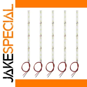 5pcs 12-LED Warm White SMD Light Strips