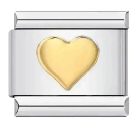 Gold and Silver Love Couple Charm Bracelet 11 Gold and Silver Love Couple Charm Bracelet - Image 11