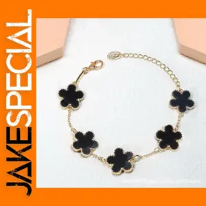 Colorful Titanium Flower Bracelet for Women