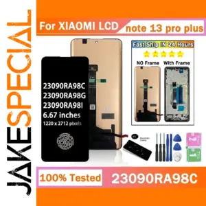6.67-inch AMOLED LCD for Xiaomi Redmi Note 13 Pro+