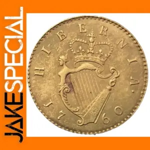 1760 Ireland George II Farthing Replica Coin