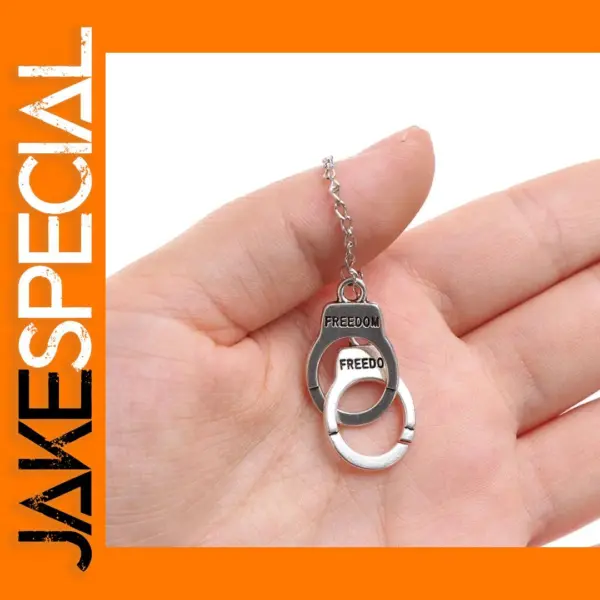 Mini Metal Handcuffs for Dollhouse Accessories
