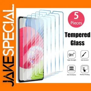 5PCS Tempered Glass Protectors for Samsung A Series