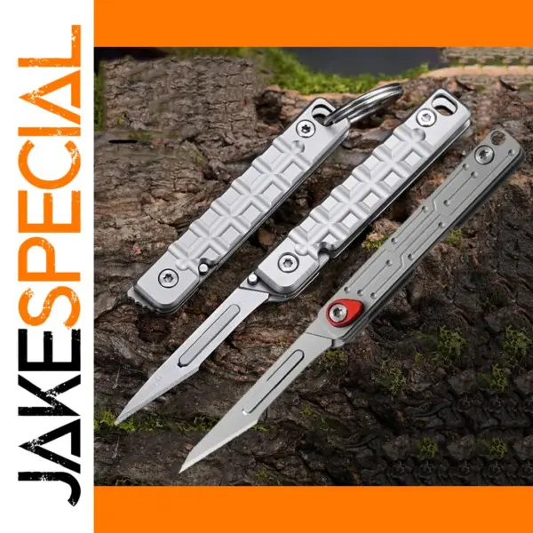Folding Scalpel Knife with 10 Blades
