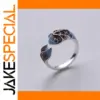 Vintage Koi Fish Open Ring in Silver Copper