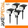 48 LEDs Solar Landscape Spotlights Set