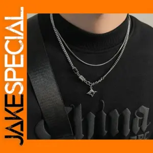 Black Zircon Starlight Pendant Necklace for Women