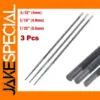 3Pcs Chainsaw Round Files 4mm 4.8mm 5.5mm