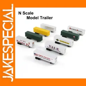 N Scale Model Semi-Trailers Set of 2