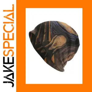 Artistic Beanie Hat Inspired by The Scream