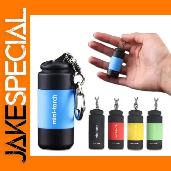 Mini USB Rechargeable Keychain Flashlight S-157