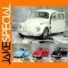 Vintage Beetle Diecast Pull Back Car Model