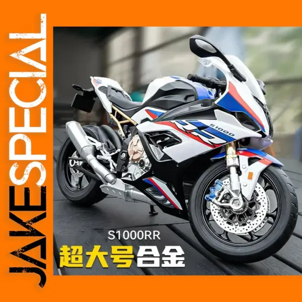 BMW S1000RR Diecast Motorcycle Model with Sound