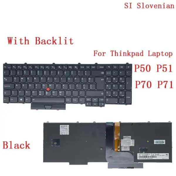 Backlit Keyboard for Lenovo Thinkpad P50 P51 P70 P71 - Image 18