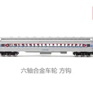 Diecast Nscale 1/160 Amtrak Passenger Car Model 17 6bfad87d upscaled